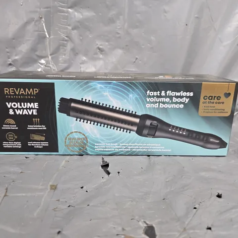 BOXED REVAMP VOLUME AND WAVE CERAMIC HOT BRUSH BR-1350X-GB