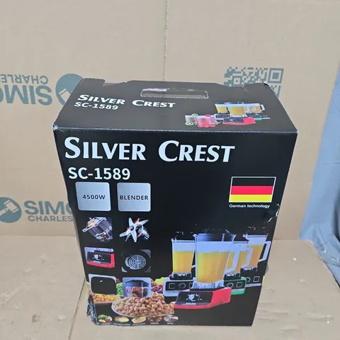 BOXED SILVER CREST SC-1589 BLENDER