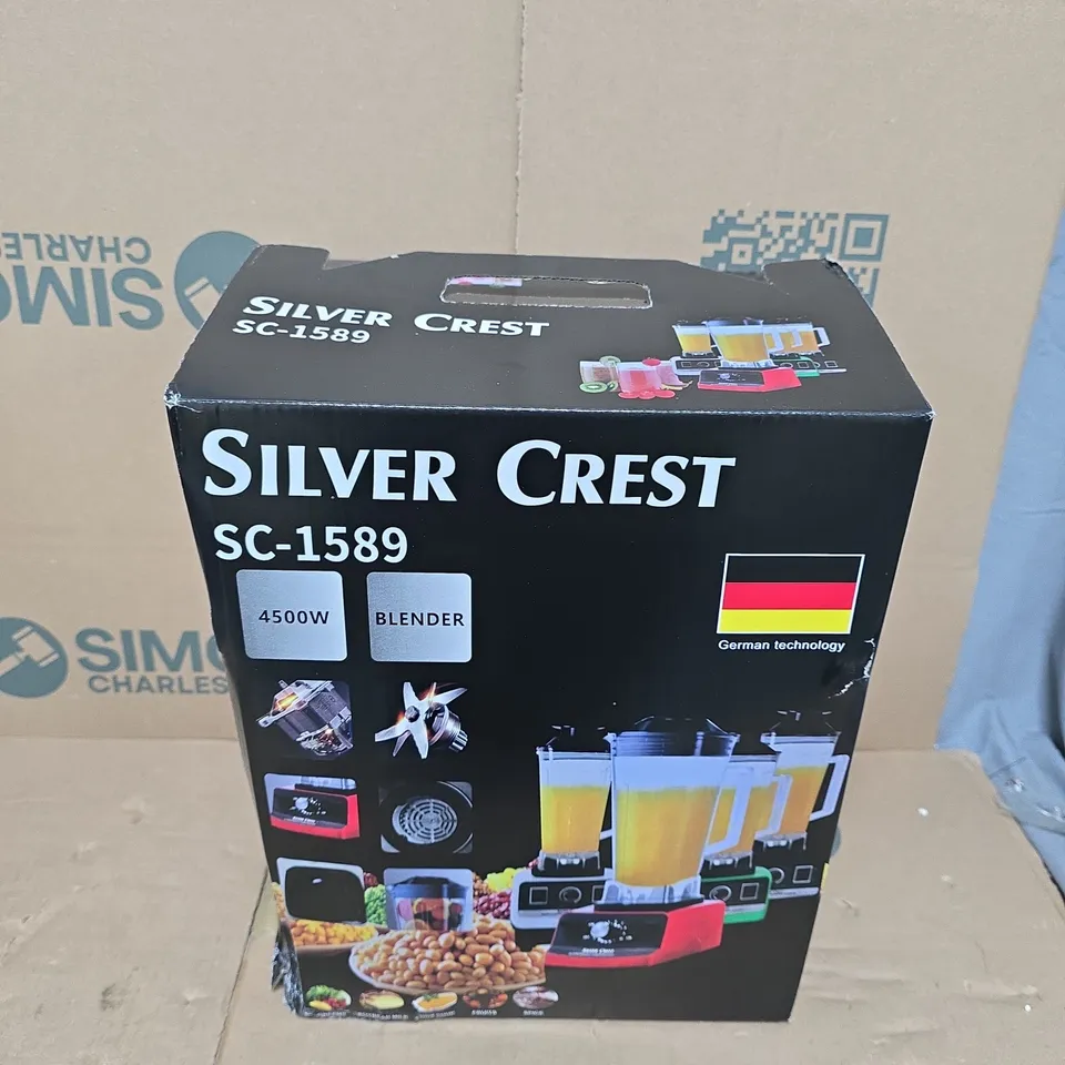 BOXED SILVER CREST SC-1589 BLENDER