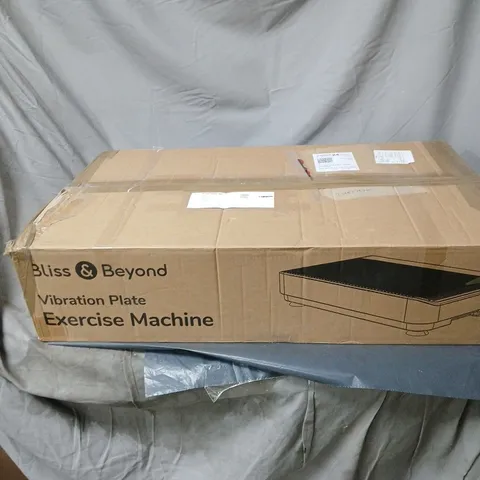 BLISS AND BEYOND VIBRATION PLATE EXERCISE MACHINE BOXED