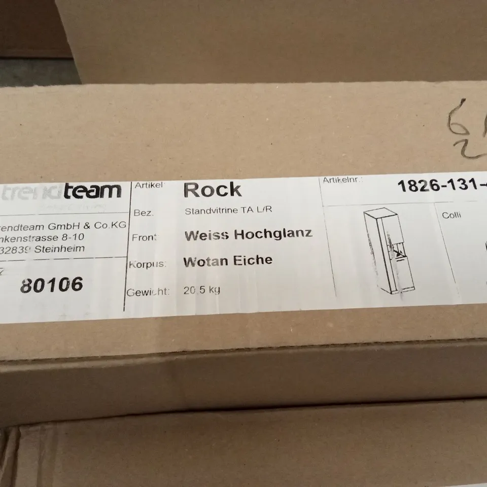 BRAND NEW BOXED DISPLAY CABINET (2 BOXES)