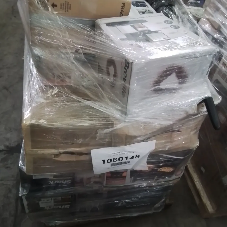 PALLET OF APPROXIMATELY 26 UNPROCESSED RAW RETURN HOUSEHOLD AND ELECTRICAL GOODS TO INCLUDE;