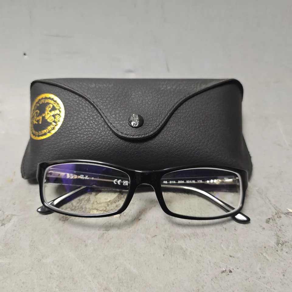 RAY-BAN RX5114 BLACK READING GLASSES - MAGNIFICATION UNSPECIFIED