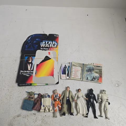 STAR WARS THE POWER OF THE FORCE ACTION FIGURES LOT – CARDED & LOOSE