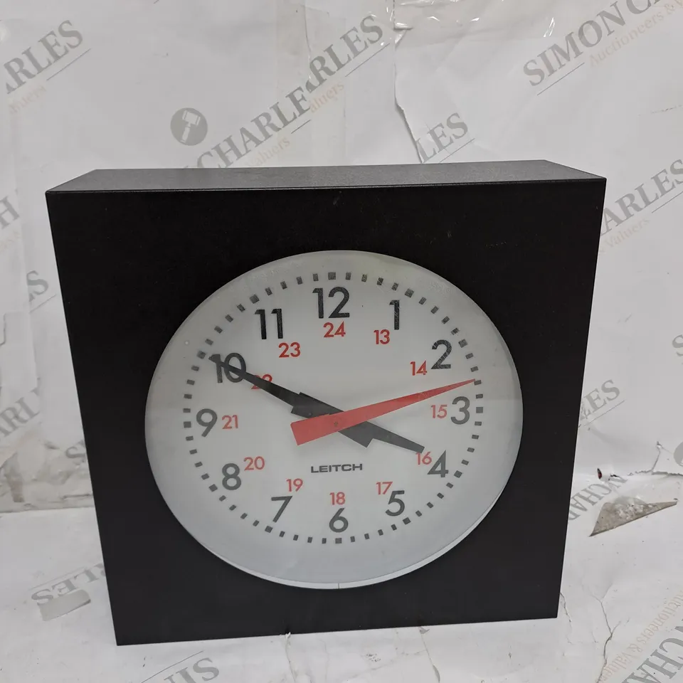 LEITCH ADC-5112 STUDIO WALL-MOUNT CLOCK 12 INCH
