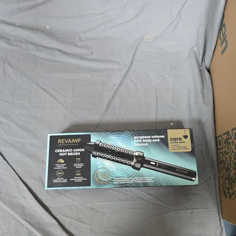 REVAMP PROFESSIONAL CERAMIC 40MM HOT BRUSH – BOXED