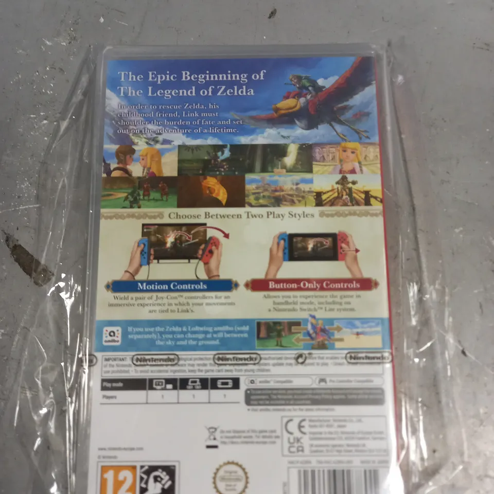 THE LEGEND OF ZELDA SKYWARD SWORD HD FOR NINTENDO SWITCH 
