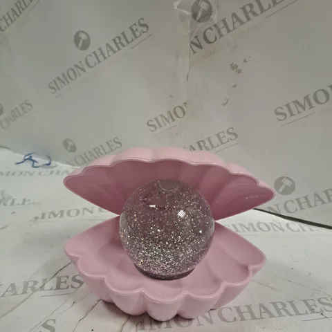 BOXED SENSE AROMA SEA SHELL LED COLOUR CHANGING LAMP- PNK