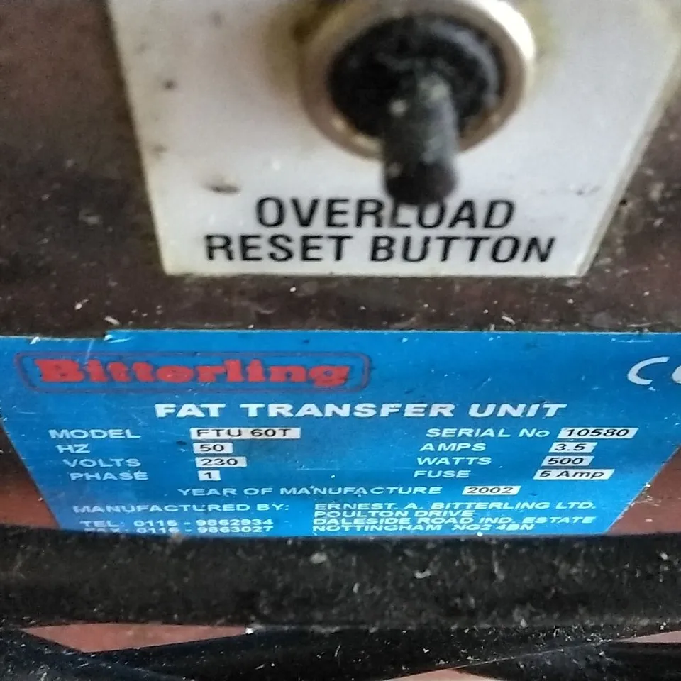BITTERLING FAT TRANSFER UNIT FTU 60T