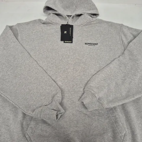 REPRESENT OWNERS CLUB HOODIE β ASH GREY, UK S