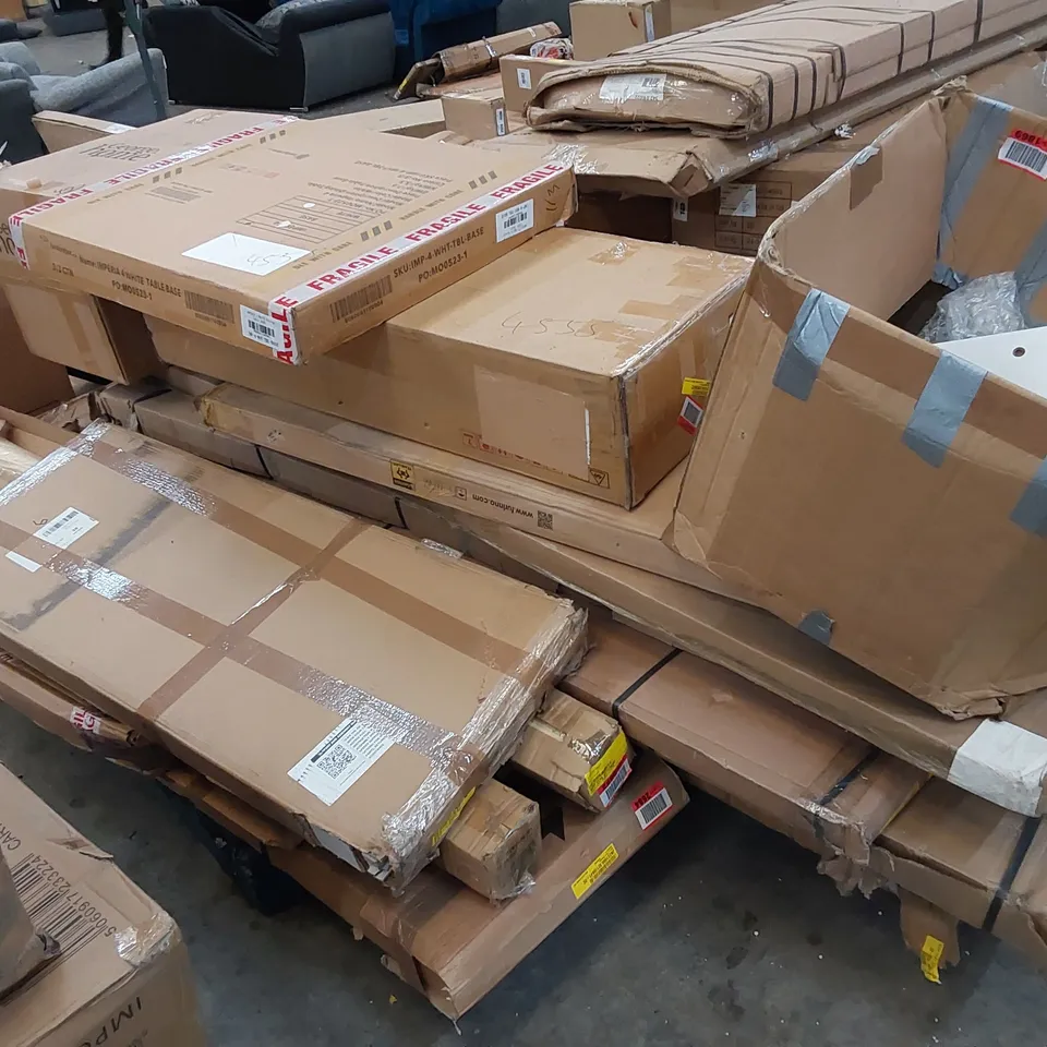 PALLET TO CONTAIN ASSORTED BOXED FURNITURE AND FURNITURE PARTS