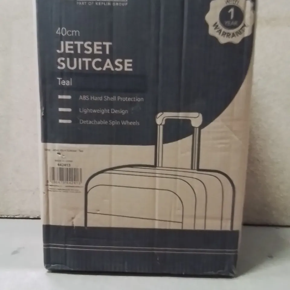 BOXED LUGG 40CM JETSET SUITCASE TEAL