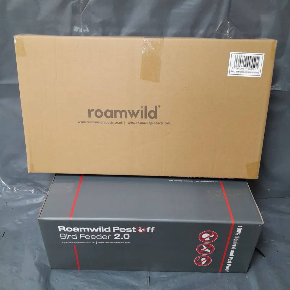 BOXED AND SEALED ROAMWILD 2 ARM BIRD FEEDING STATION - COLLECTION ONLY