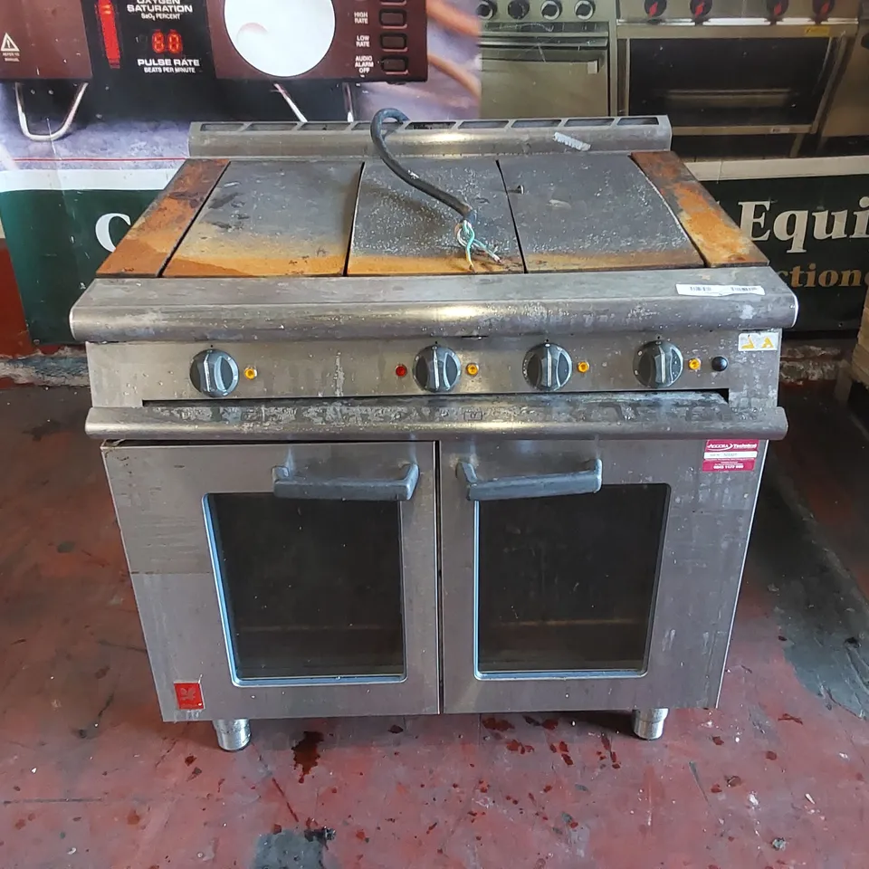 FALCON 3 PLATE ELECTRIC RANGE COOKER WITH CONVECTION OVEN