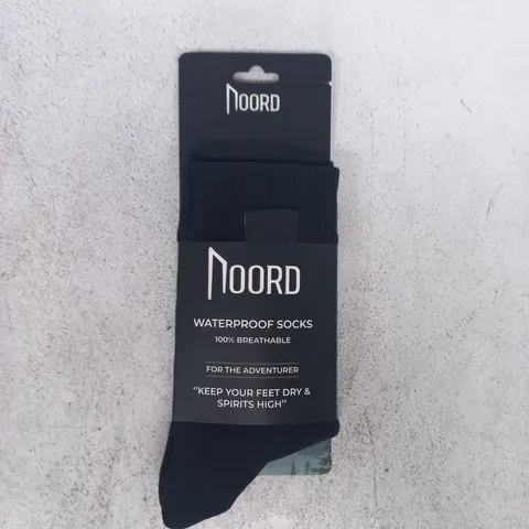 NOORD WATERPROOF SOCKS (1 PAIR) IN BLACK SIZE SMALL