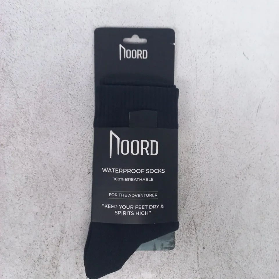 NOORD WATERPROOF SOCKS (1 PAIR) IN BLACK SIZE SMALL