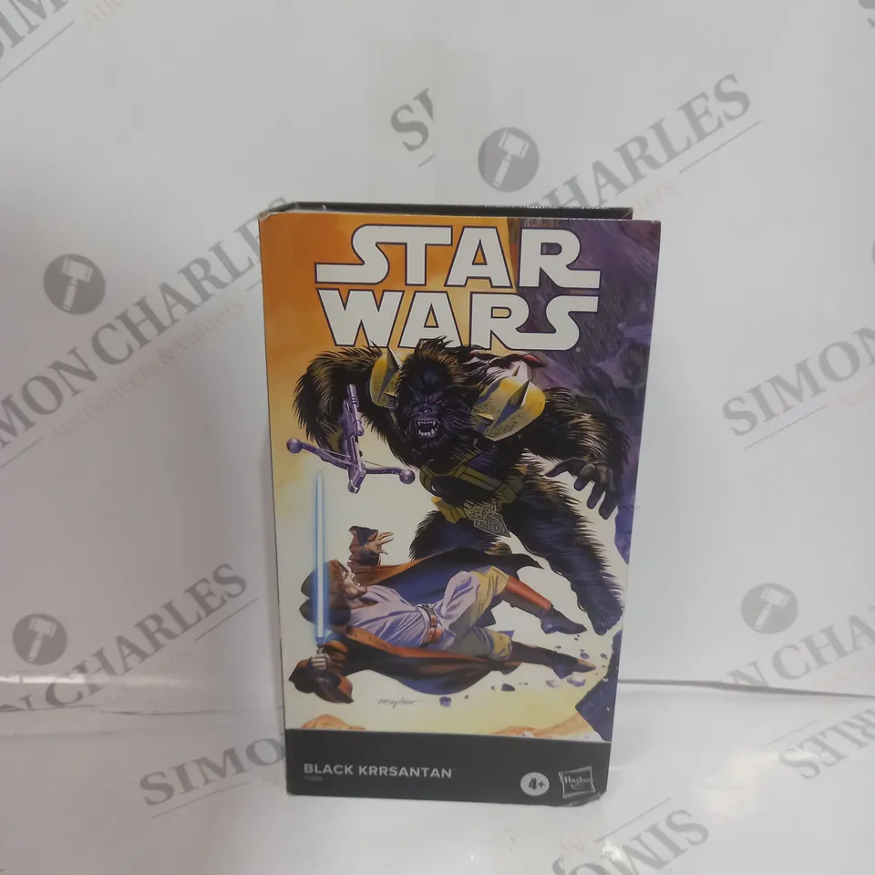 BOXED STAR WARS BLACK KRRSANTAN FIGURE