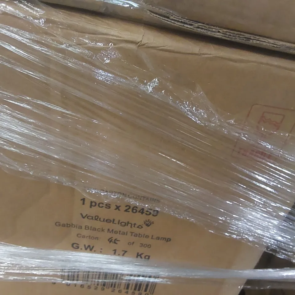 PALLET CONTAINING A VERY LARGE QUANTITY OF ASSORTED DESIGNER LIGHTING PRODUCTS