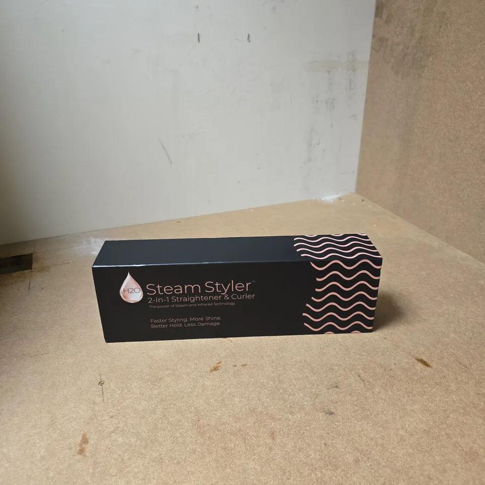 H2O STEAM STYLER 2-IN-1 STRAIGHTENER & CURLER