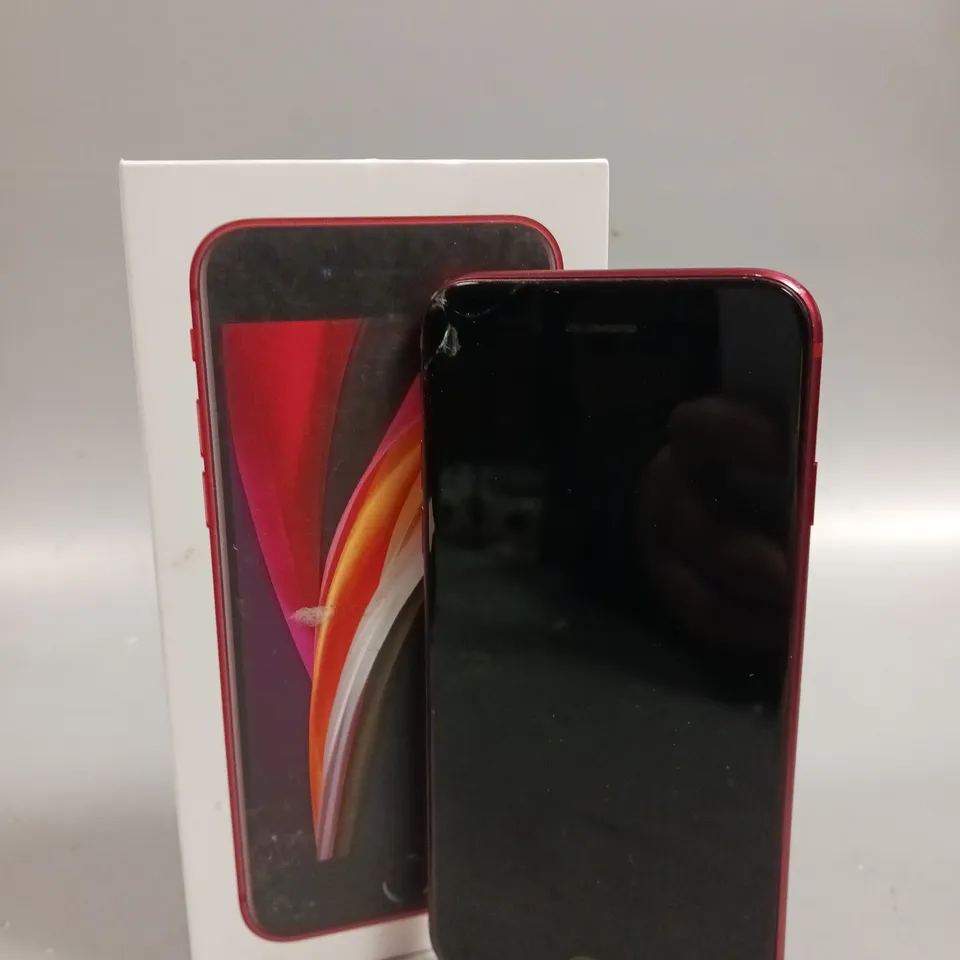 BOXED APPLE IPHONE SE SMARTPHONE  - PRODUCT RED 