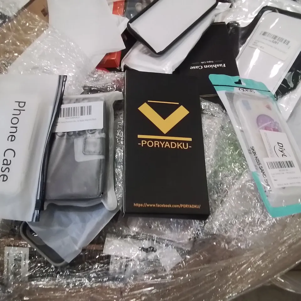 PALLET TO CONTAIN A LARGE QUANTITY OF PHONE CASES AND SCREEN PROTECTORS