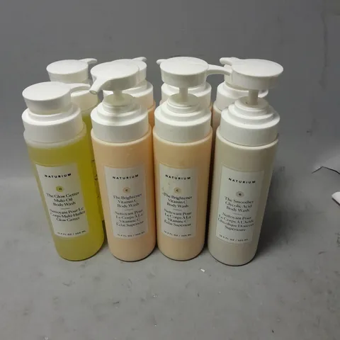 LOT OF 8 OF NAURIUM BODY WASHES 500ML PER BOTTLE