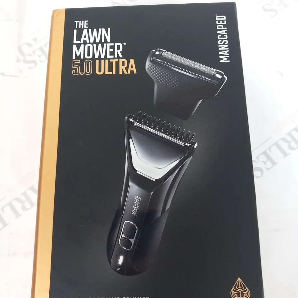 BOXED MANSCAPED THE LAWN MOWER 5.0 ULTRA