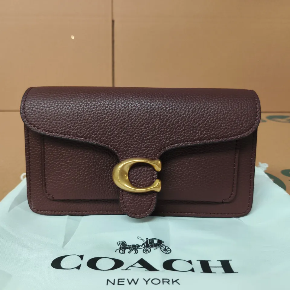 COACH TABBY PEBBLED LEATHER BAG
