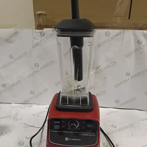BOXED NUTRABLEND NB15001 PROFESSIONAL BLENDER - RED