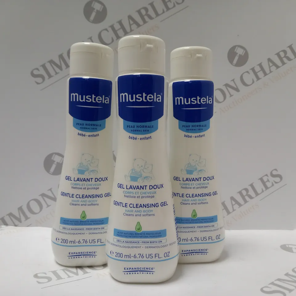 BOX OF APPROX 10 X 200ML MUSTELA GENTLE CLEANSING GEL 