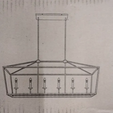 BLACK-AND-BRASS CEILING LIGHT 