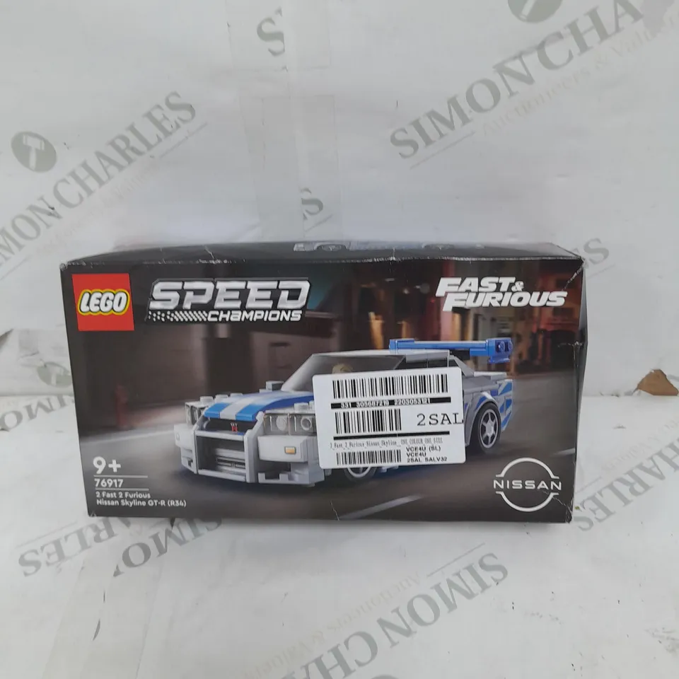 BOXED LEGO SPEED CHAMPIONS 2 FAST 2 FURIOUS NISSAN SKYLINE 76917