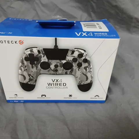 GIOTECK VX4 WIRED CONTROLLER – CAMOUFLAGE DESIGN – BOXED (PS4/PC)