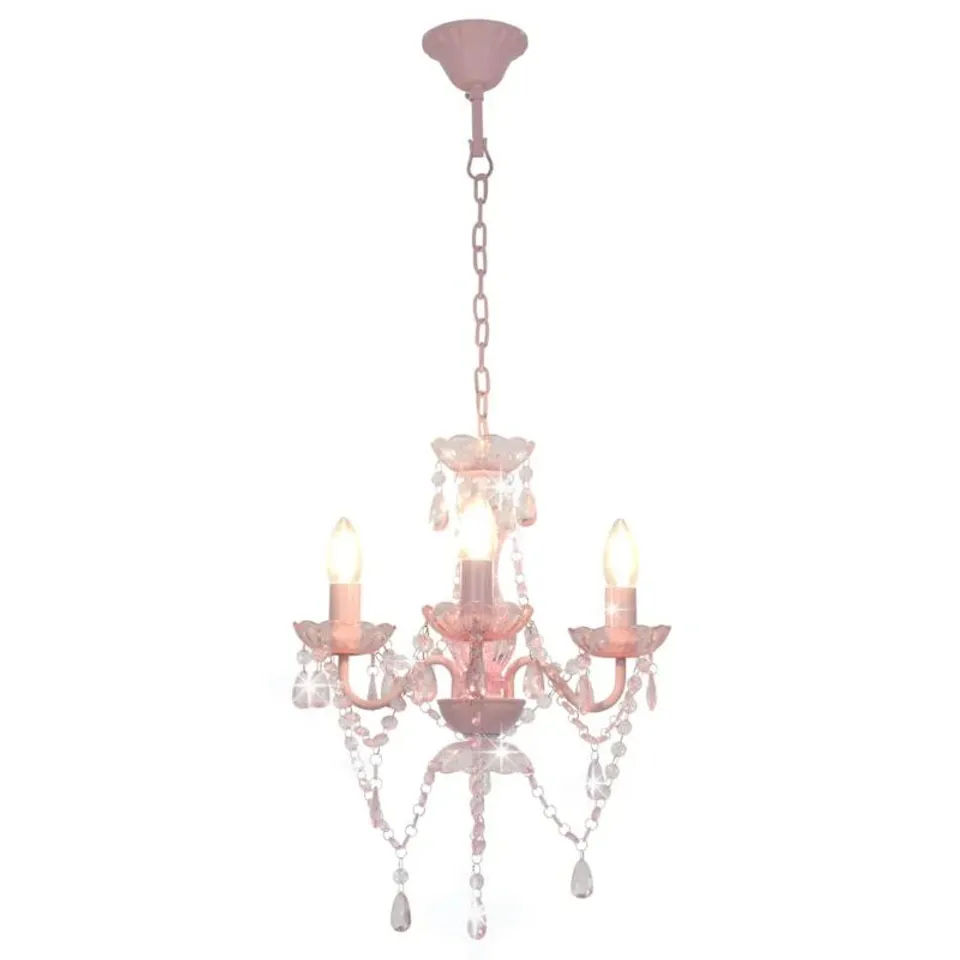 BOXED ESPINAL 3-LIGHT CRYSTAL CHANDELIER