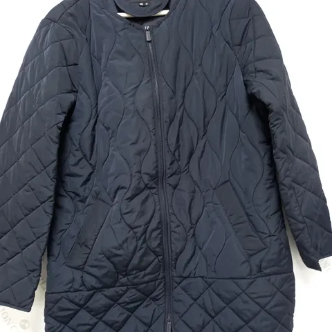 CENTIGRADE MIXED QUILT JACKET IN NAVY - MEDIUM