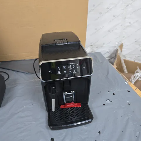 PHILIPS ESPRESSO COFFEE MACHINE – BLACK WITH STEAM WAND 