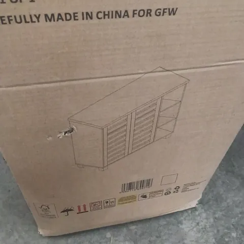 Boxed GFW bodie 2 door 2 shelf shoe cabinet