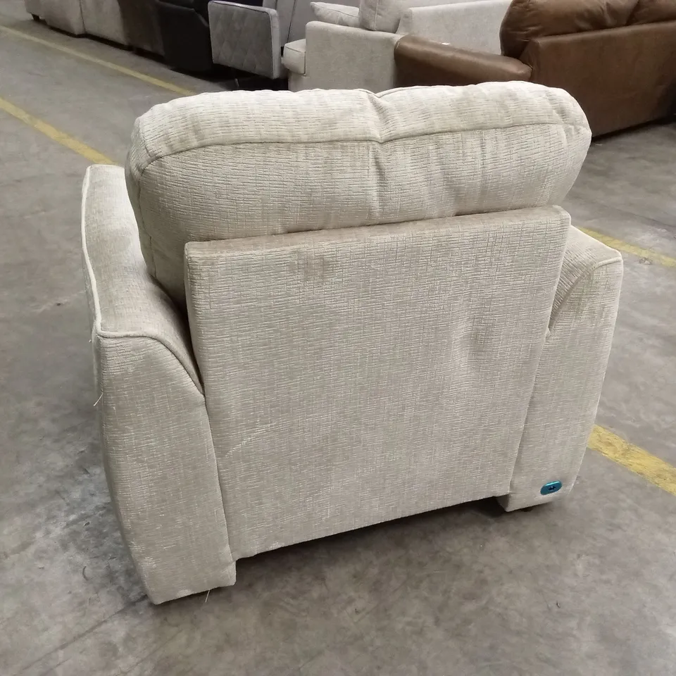MARGATE POWER INCLINER ARMCHAIR - NATURAL RRP £649