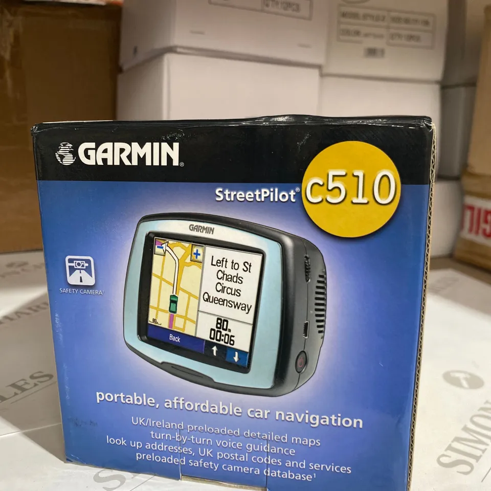 BOXED GARMIN STREETPILOT C510