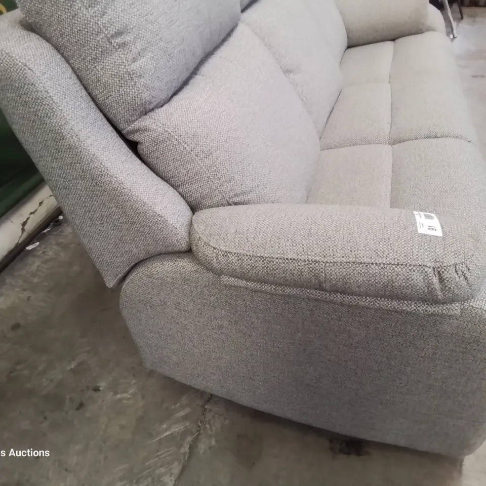 QUALITY BRITISH DESIGNER & MANUFACTURED G PLAN KINGSBURY THREE SEATER SOFA NATIVE ASH FABRIC 