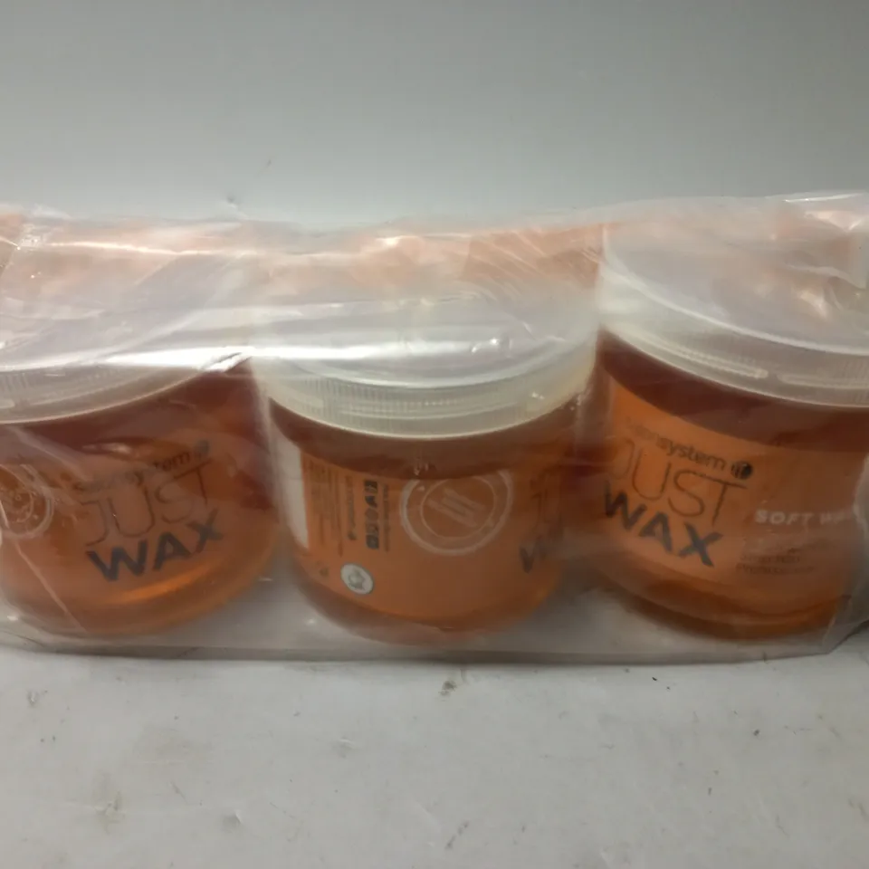 LOT OF 3 SALON SYSTEM JUST WAX SOFT STRIP WAXES