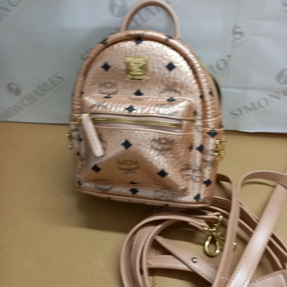 MCM MINI BAG IN PINK