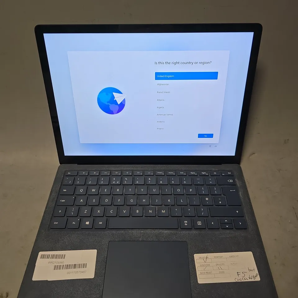 MICROSOFT SURFACE 1769 LAPTOP
