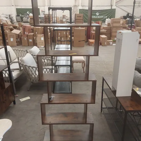GEENA BOOKCASE COLOUR: RUSTIC BROWN
