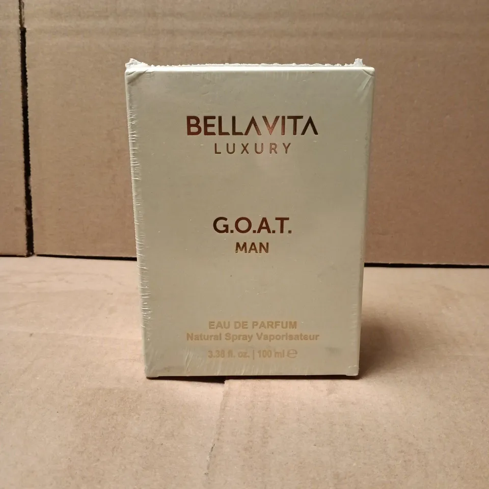 BOXED AND SEALED BELLAVITA LUXURY G.O.A.T. MAN EAU DE PARFUM 100ML