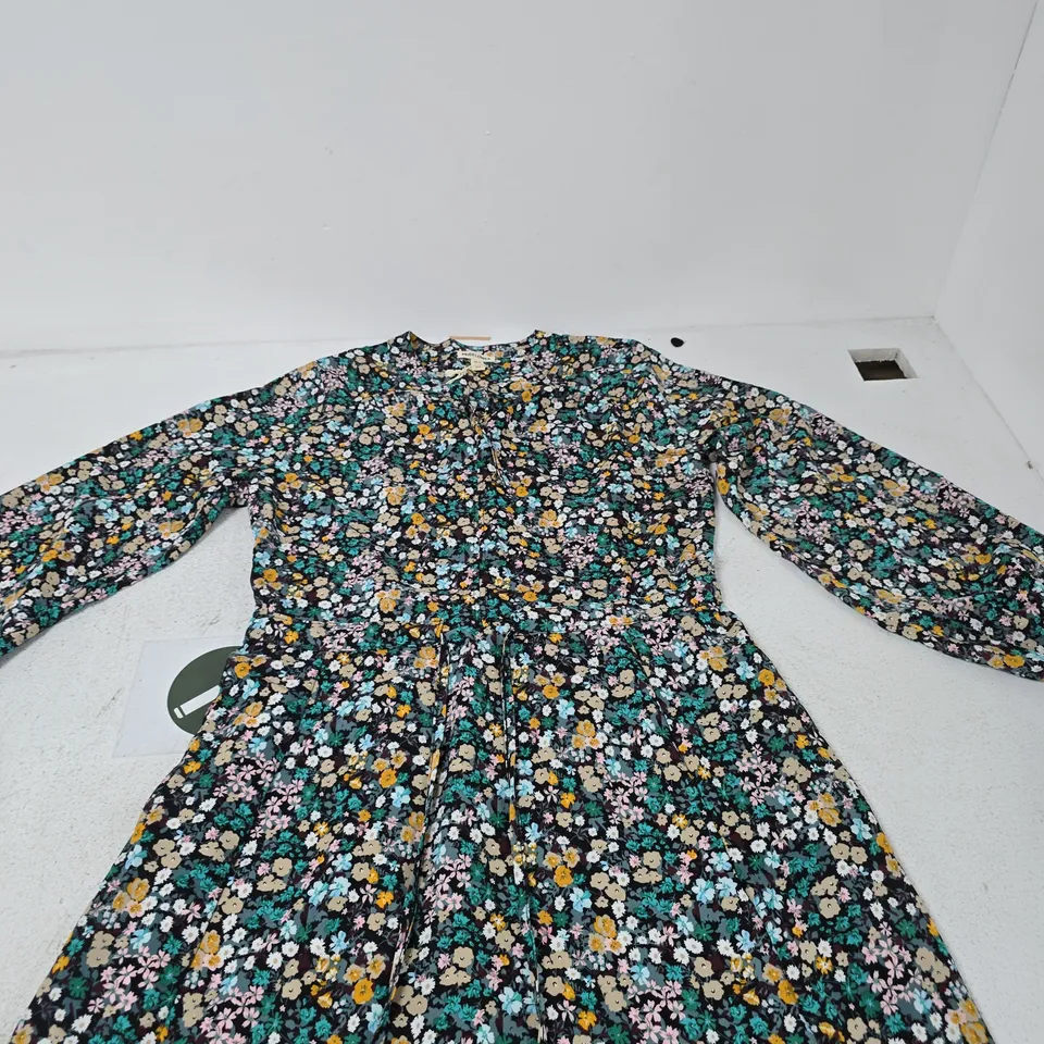 UK 12 MUDFLOWER FLORAL DRESS – FLORAL PRINT (EU 40, US 8)