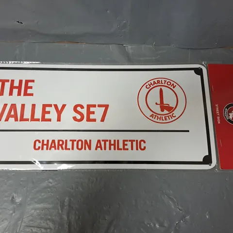 CHARLTON ATHLETIC STREET SIGN