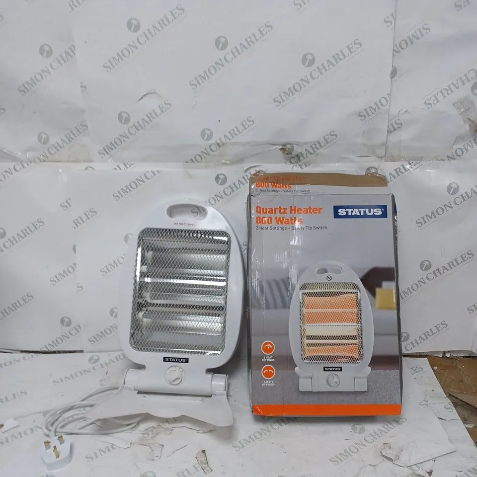 BOXED STATUS QUARTZ HEATER 800 WATTS 