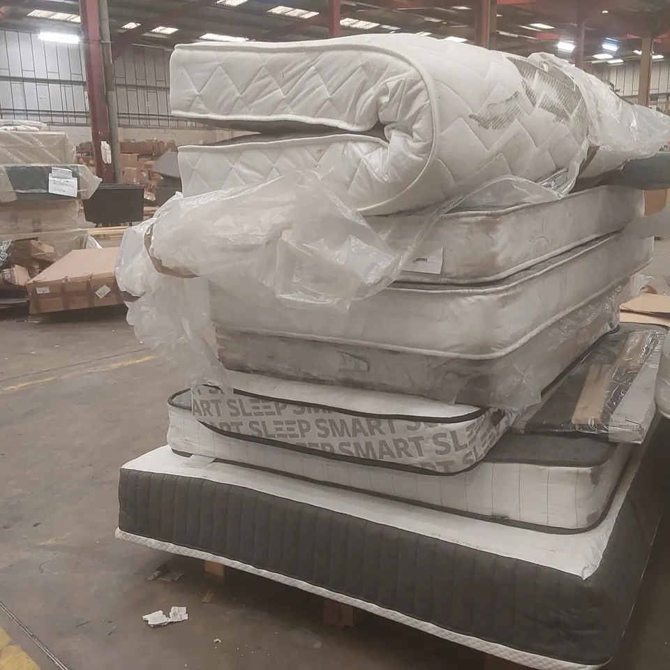 PALLET CONTAINING APPROXIMATELY 8x ASSORTED MATTRESSES