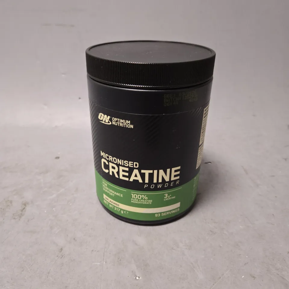 OPTIMUM NUTRITION MICRONISED CREATINE POWDER 317G 